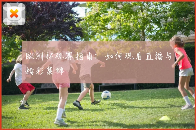 欧洲杯观赛指南：如何观看直播与精彩集锦